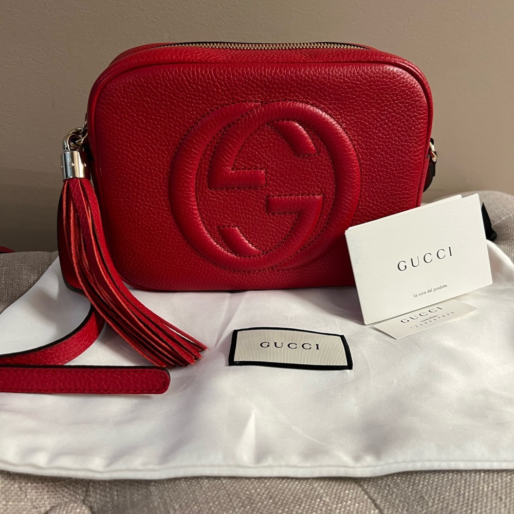 Gucci soho red bag